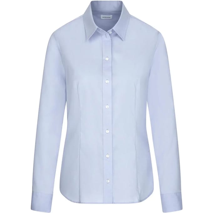 Damesblouse met lange mouwen Seidensticker Regular Fit Kent