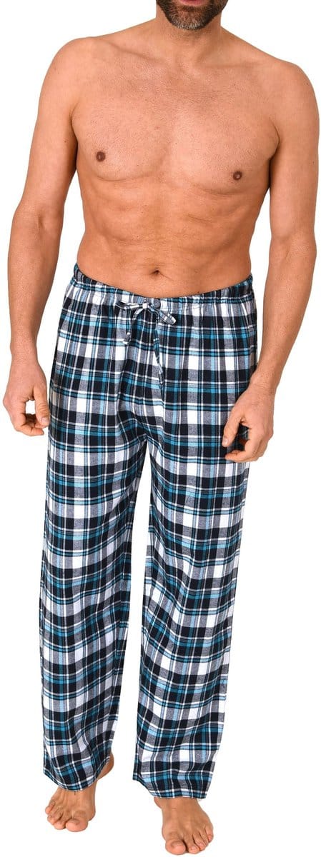 Flanellen pyjamabroek voor heren in een geweldige geruite look