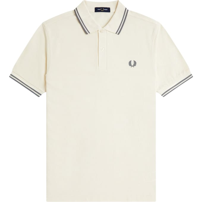 Polo met dubbele bies Fred Perry