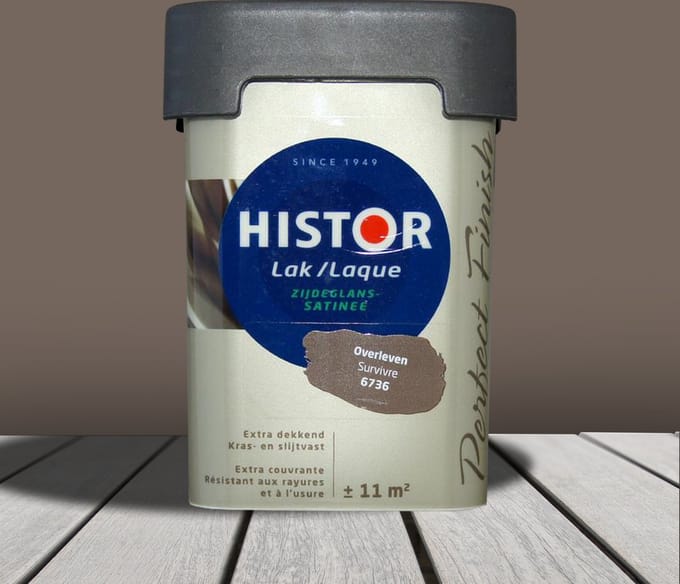 Histor Perfect Finish Lak Zijdeglans 0,75 liter - Overleven