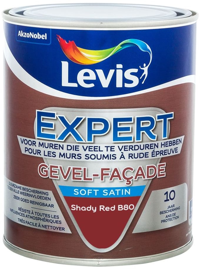 Levis - Expert Gevel Mix - Shady Red B80 - Mengverf - 1 L