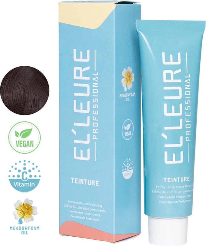 Elleure Haarverf - Teinture 4.6 midden roodbruin - 100 ml