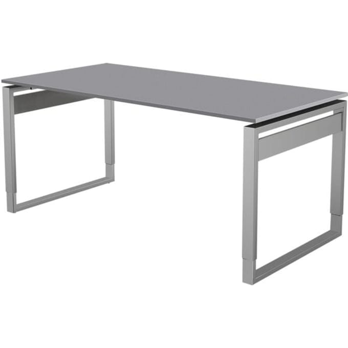 Bureau Workspace 160cm grijs hoogte verstelbaar