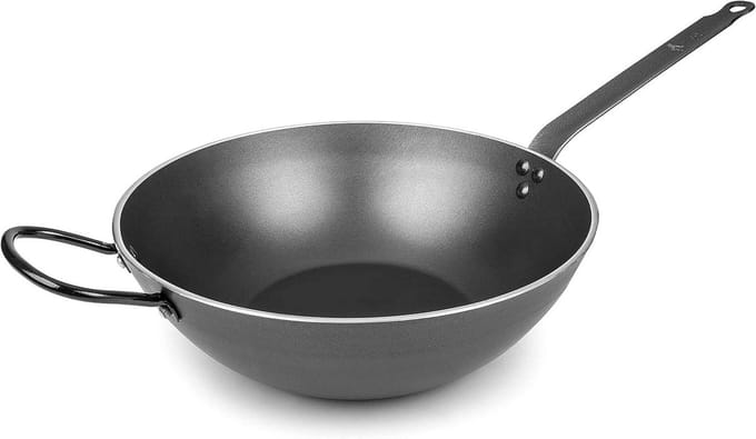 Wok van Aluminium met Anti-aanbaklaag, 30 cm