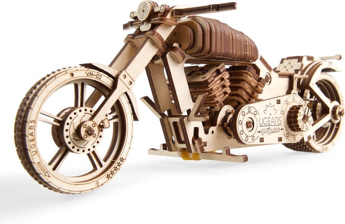 UGEARS Houten 3D Model - Moto VM-02