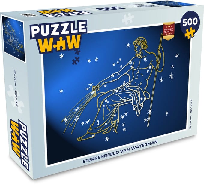 Puzzel Sterrenbeeld - Waterman - Sterren - Legpuzzel - Puzzel 500 stukjes