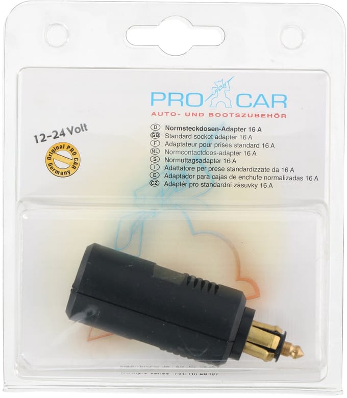 Procar adapter voor sigarettenaansteker, klein/groot