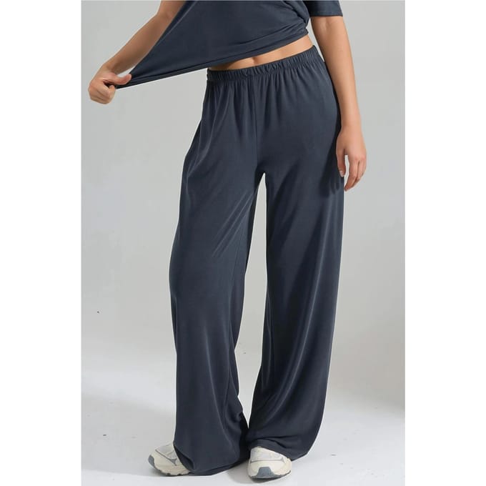 Elastische Taille Rechtlegging Modal Broek