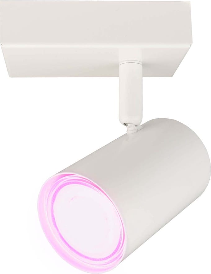 Ledvion - LED Plafondspot - Wit 1-lichts - Dimbaar - 5W - GU10 - IP20