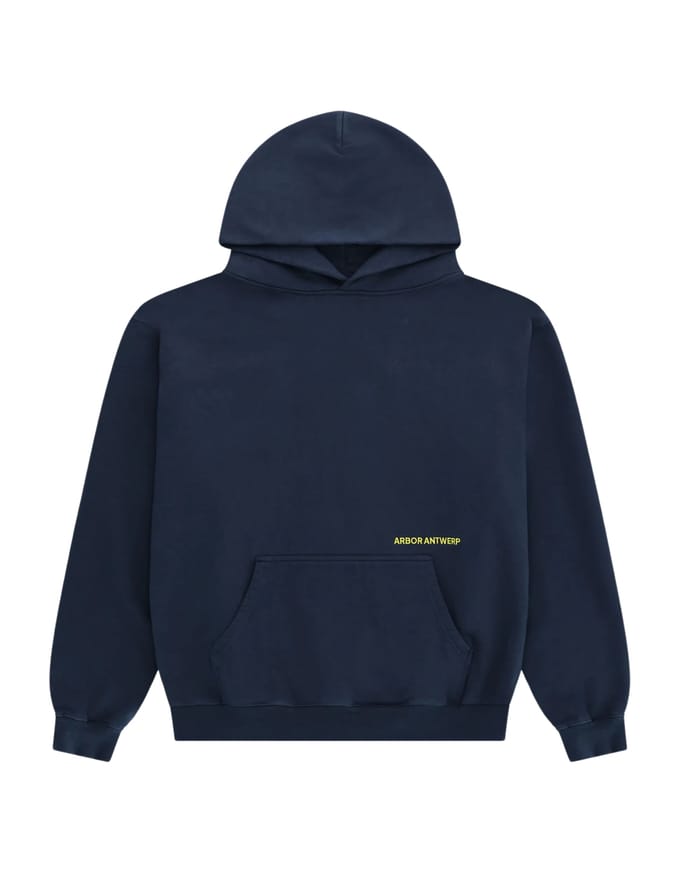 Arbor Antwerp Circle Application Hoodies Blauw Circle Application Hoodie