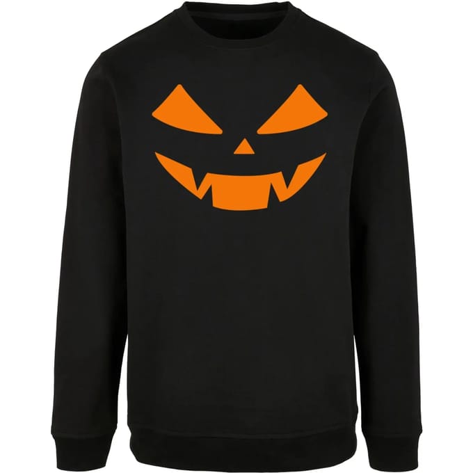 Sweatshirt Merchcode Halloween - Pumpkin Face