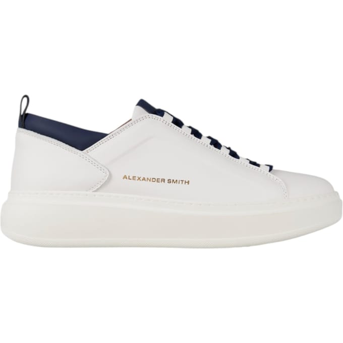 asbcwym-2267-wbl Alexander Smith Wit leder voor heren