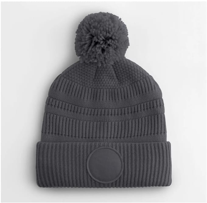 Fan Patch Beanie - Graphite Grey - One Size
