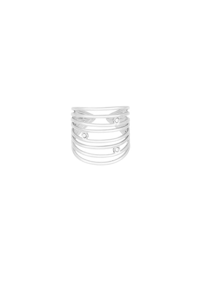 Bijoutheek Ring (Sieraad) Galaxy One Size Zilver