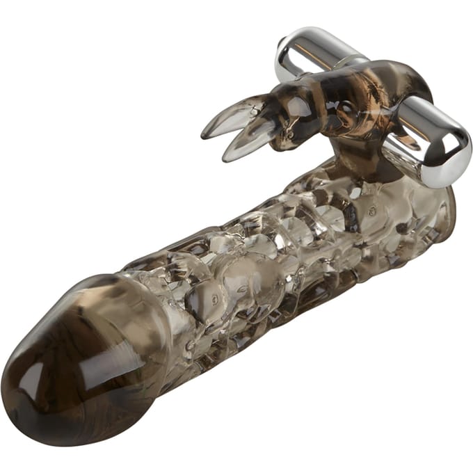 Crazy bull - Ultimate Vibrerende Penis Sleeve met Clitoris Stimulator