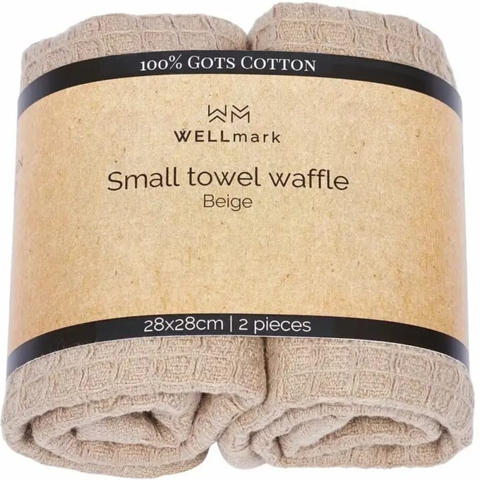 Wafelhanddoek Wellmark 28x28 cm