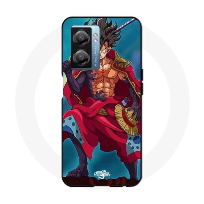 Coque - Maniacase - Realme V23 - One Piece Luffy Enters Gear 5 - Silicone - Souple noir