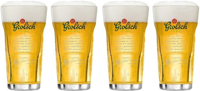Grolsch Bierglazen Craft - 250 ml - 4 stuks