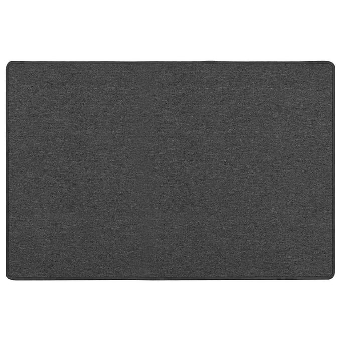 vidaXL - Tapijt - Loper - Donkergrijs - 100 - x - 150 - cm - 100% - Polypropyleen