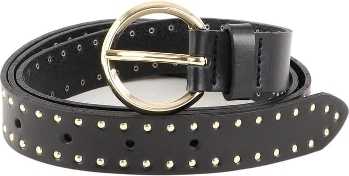 Vanzetti Leren Riem Slim Belt W75 Black Zwart