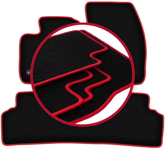 CARLUX-RED automatten voor: Ford Tourneo Courier combivan (2014-)