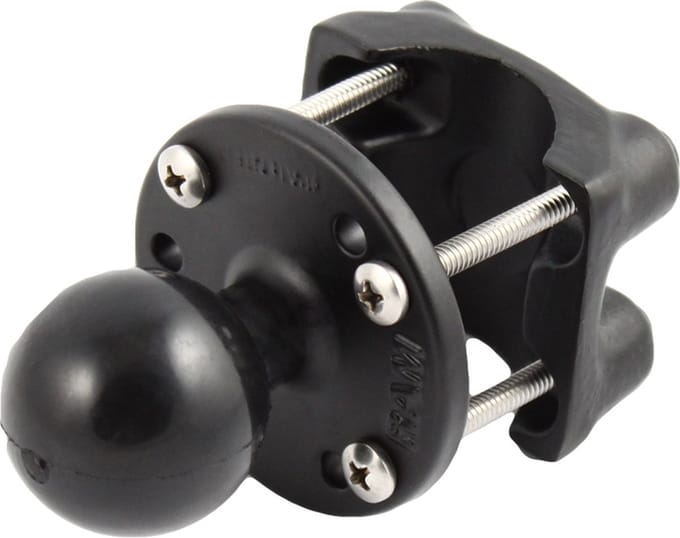 Aluminium Buisklem 25-32 mm diameter met C-Kogel RAM-202U
