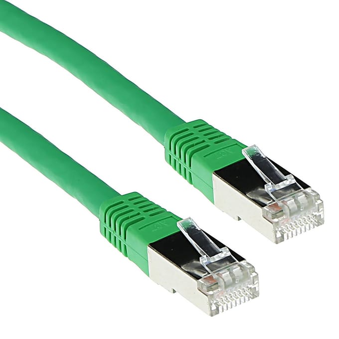 ACT Groene 7 meter LSZH SFTP CAT6 patchkabel met RJ45 connectoren FB9707