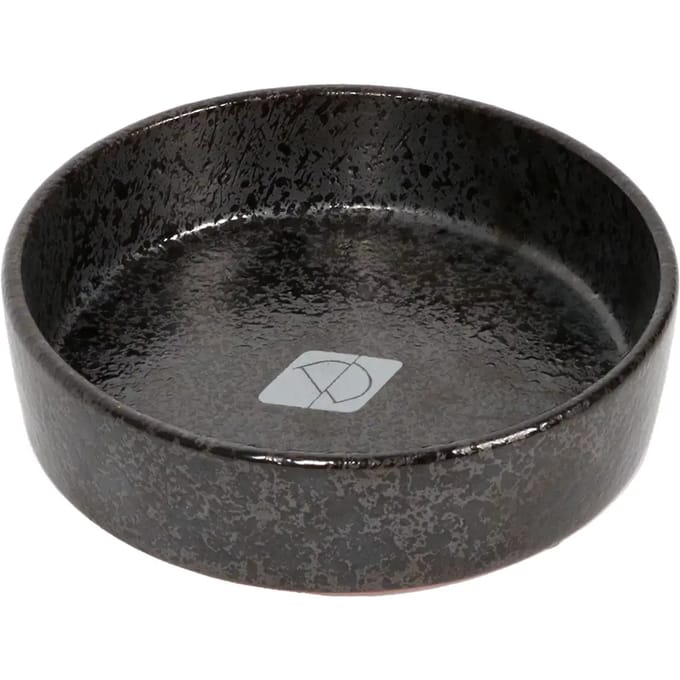 D&D Home Jasper - Eet- en drinkkom Voor Katten - Black Dots - 200ml - 13,5x13,5x3,5cm