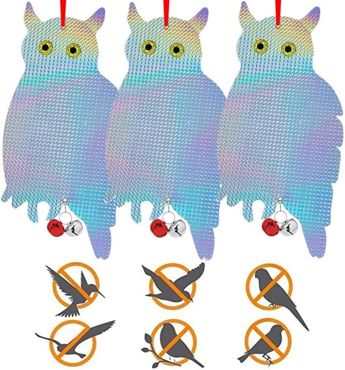 Uilenafweermiddel, reflecterend vogelafschrikmiddel, anti-duivenafweermiddel, duivenafweermiddel voor balkons, vogelafweermiddel voor buiten