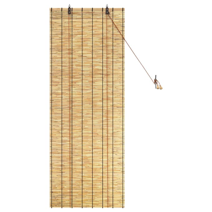 vidaXL - Rolgordijn - Naturel - 60 - x - 160 - cm - Riet