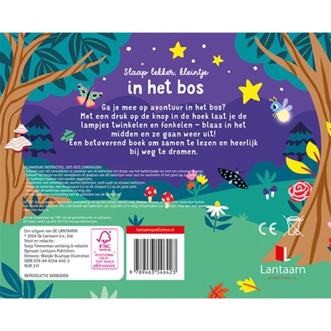 Top1Toys Boek Slaap Lekker Kleintje In Het Bos