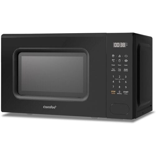 Comfee' CM-E202CC(BK) digitale magnetron, 700 W, 20 liter, 6 vooraf ingestelde menu's, Express Cook, 11 vermogensniveaus, ontdooifunctie,
