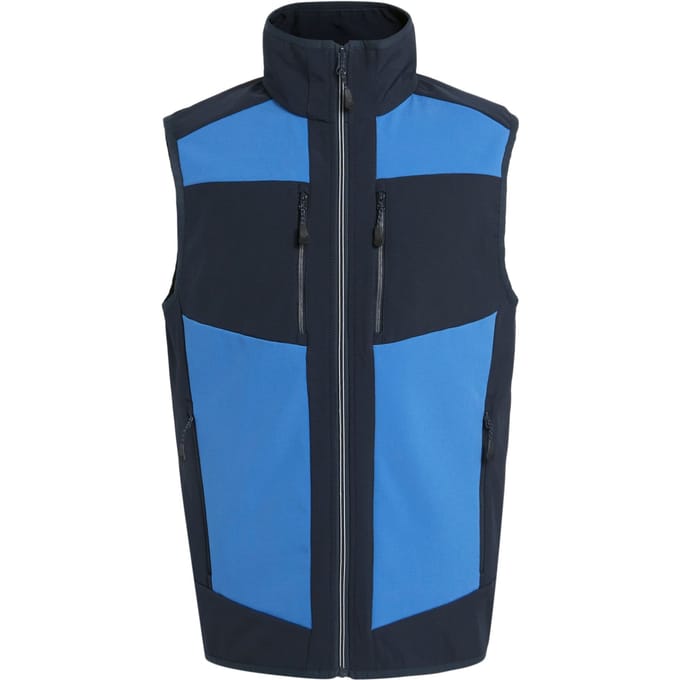 Regatta Heren E-Volve Colour Block Softshell Bodywarmer (Sterk Blauw/Navy)