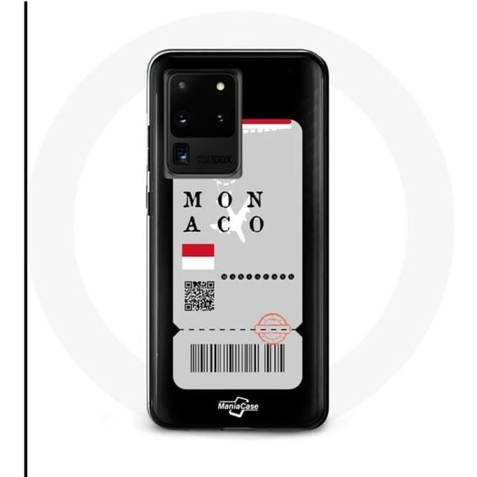 Hoesje voor Samsung Galaxy S20 Ultra Monaco vliegticket