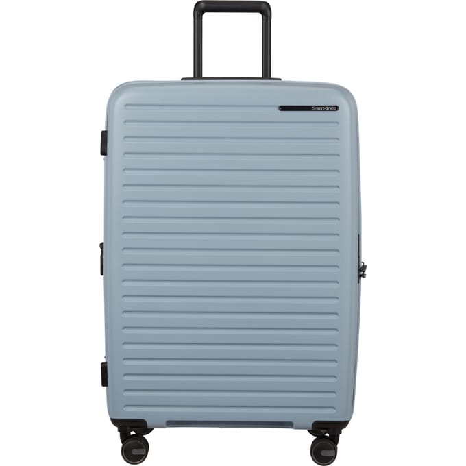 Samsonite koffer - Restackd spinner L 75 x 51 x 29/32 cm - uitbreidbaar - TSA slot - fog blue