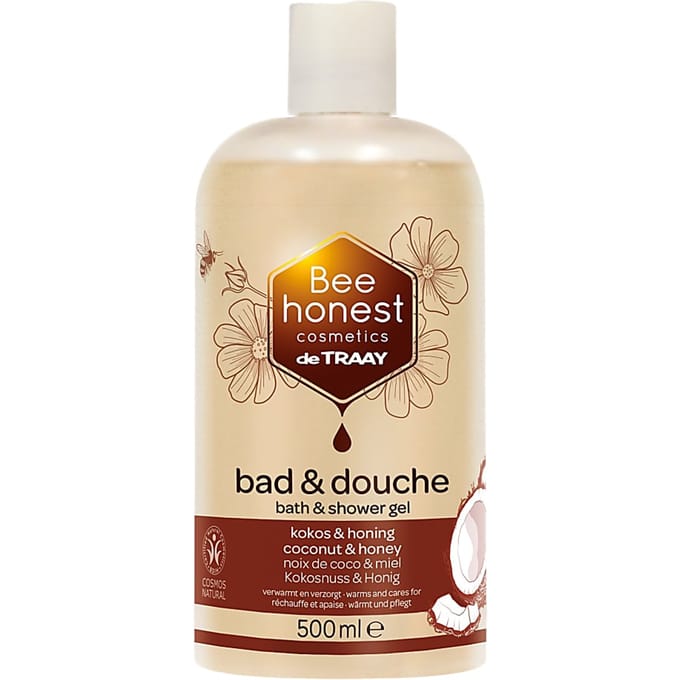 Traay Bee Honest Bad / douche kokos / honing 500 Milliliter