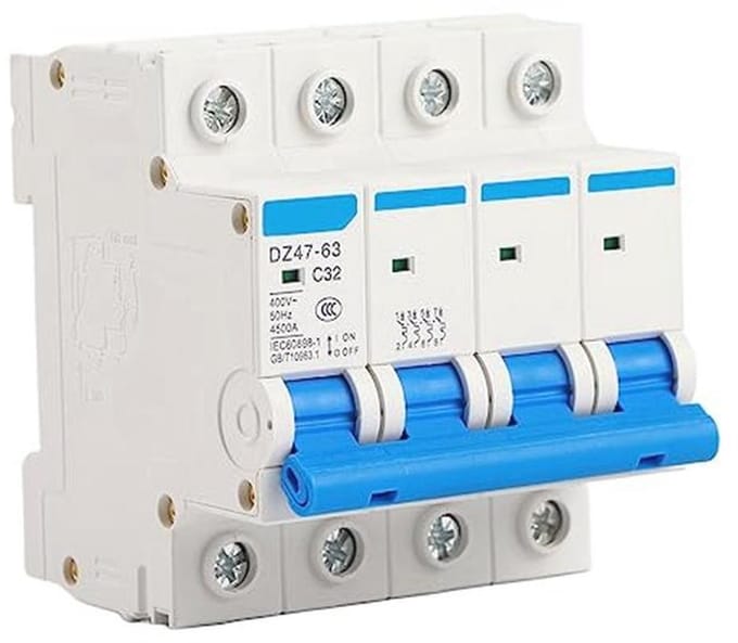 Miniatuur Aardlekschakelaar 4 Polig 32A 400V - Veilige Elektrische Bescherming