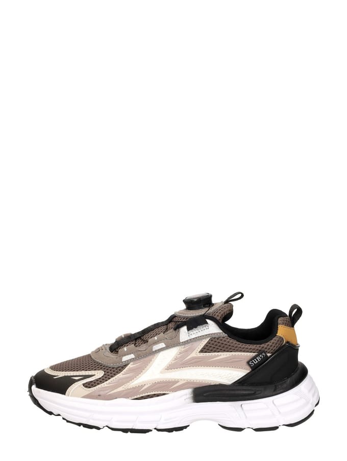 Sub55 - Sneakers Laag Middel Bruin Middelbruin 32