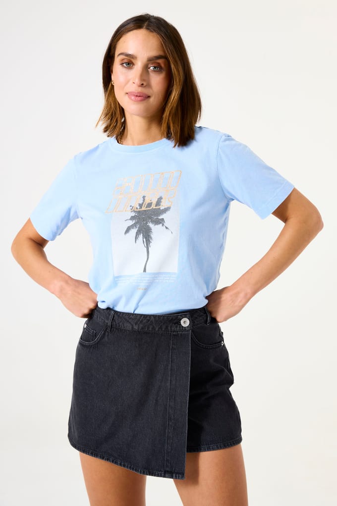 GARCIA Denim skort - Dark Used