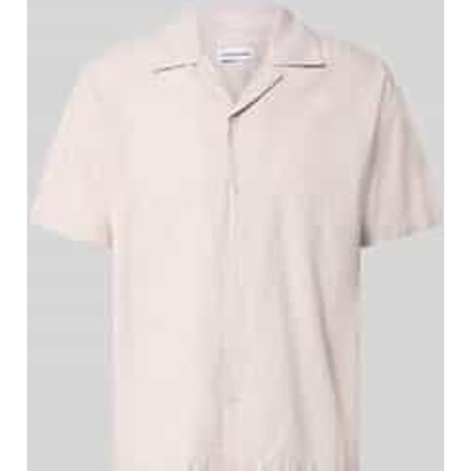 JACK&JONES - JJEBREEZE LINEN BLEND RESORT SHIRT SS SN - Heren - Overhemden