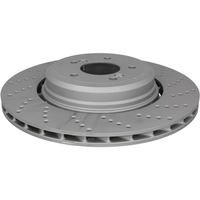 Remschijf ATE 24.0124-0234.2 achter, geventileerd, sterk gecarboniseerd, 1 Stuk
