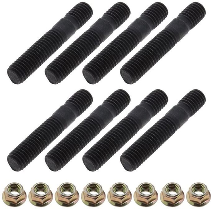 8 sets uitlaatspruitstuk boutenset M8x45mm