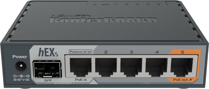 Router Mikrotik hEX S Zwart 11W