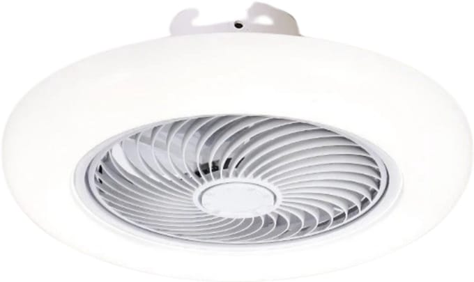 Nivard Plafondventilator - Met Verlichting - Plafond Ventilator - Met Lamp - Plafonniere Met Ventilator - Met Licht - Wit - 52cm