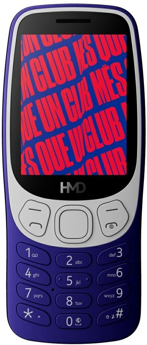 HMD Barca 3210 - Mobiele Telefoon - FC Barcelona Thema - Dual SIM - 2.4 inch