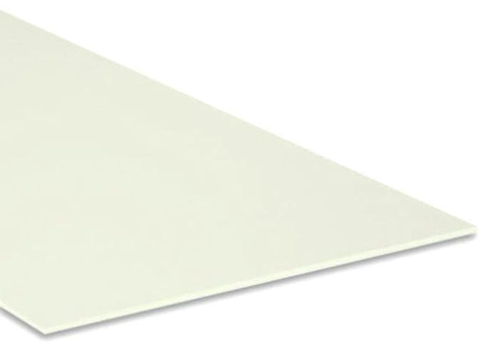 Hardschuimplaat - PVC Plaat - Visuele Communicatie - Gelijkmatig Oppervlak - 500 x 250 mm - Wit