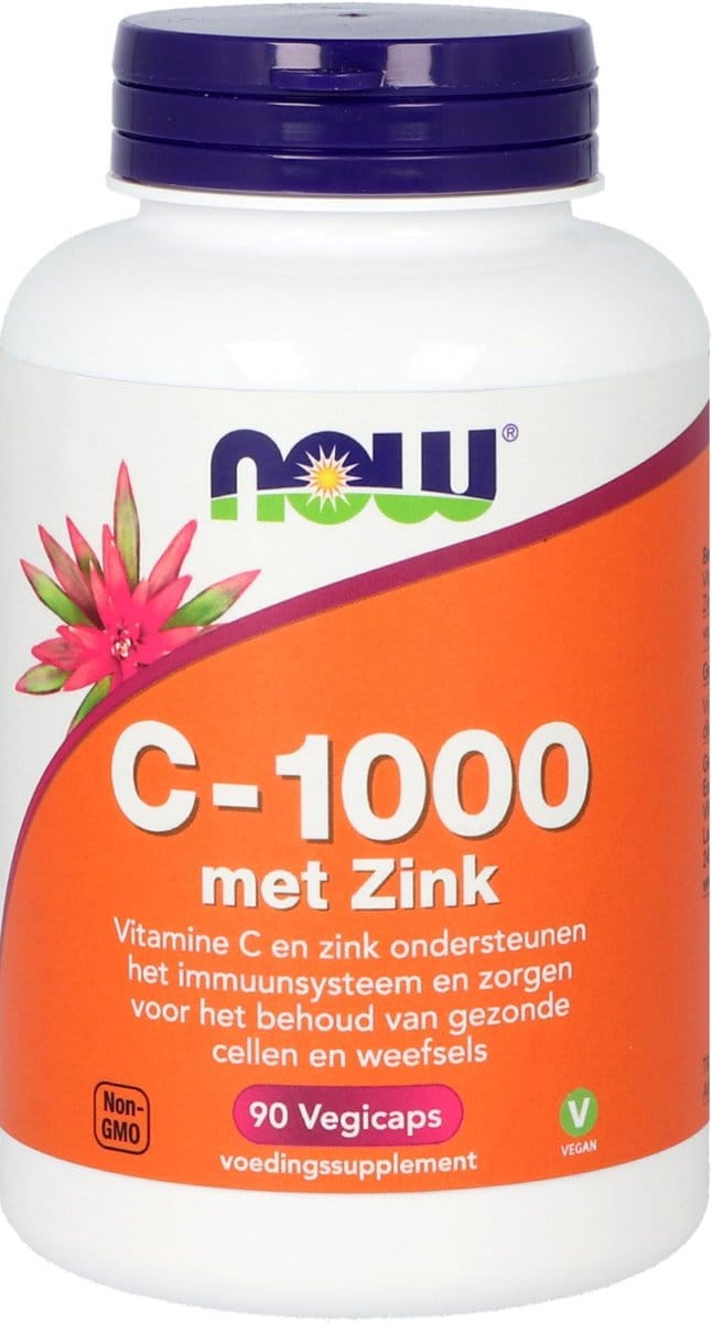 NOW C-1000 met Zink - 90 capsules