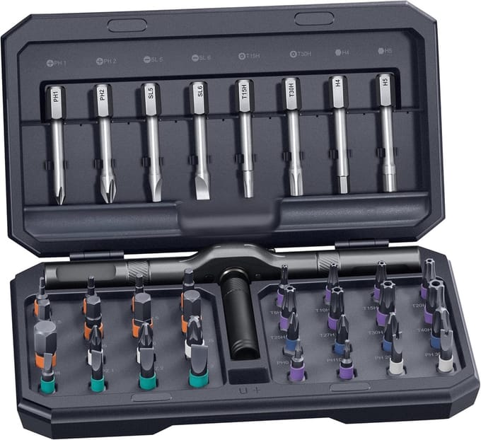 42-in-1 magnetische schroevendraaier set - Multi-bit ratelschroevendraaier met opbergkoffer