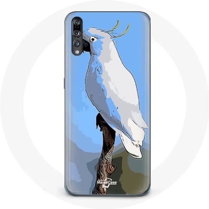 Coque - Huawei - P20 - Souple - Blanc - Cacatoès Perroquets Oiseaux blanc