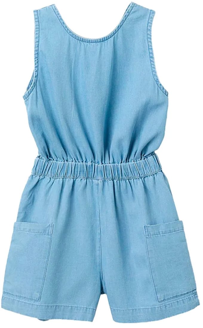 Zippy 3107145201 Mouwloze Romper Blauw 4-5 Years Meisje